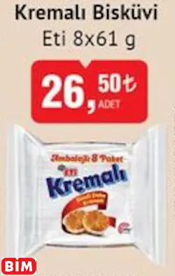 ETİ KREMALI BİSKÜVİ